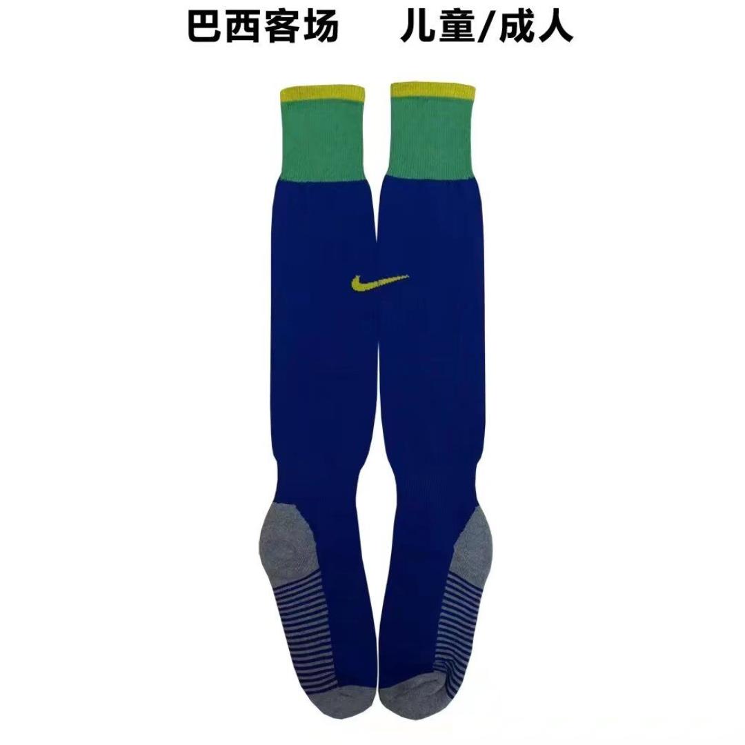 AAA Quality Brazil 2022 World Cup Away Soccer Socks